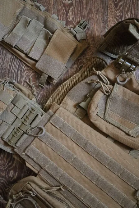 Плитоноска з підсумками (без плит) Tan Харків - фото 4