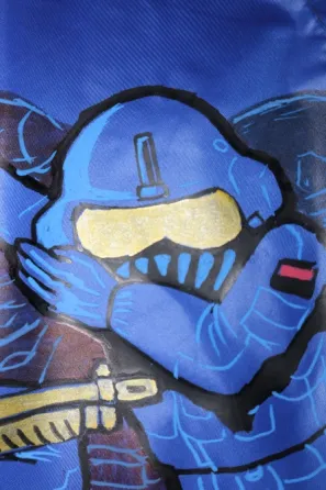 Прапор з ручним розписом Доля 140х90 см Харків