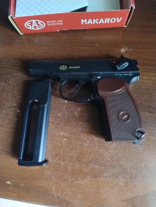 Пневматический пистолет SAS Макаров 4.5 мм Кропивницький - фото 2