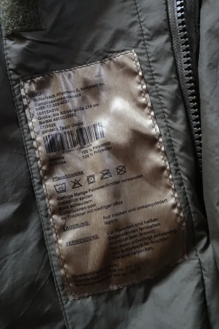 Спальний мішок Bundeswehr Schlafsack Allgemein II армії Німеччини Харків - фото 3