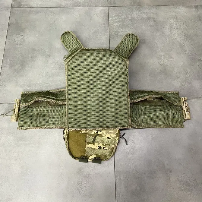 Плитоноска з підсумками та напашником, подвійне швидке скидання, з камербандами Гуляйполе - фото 1