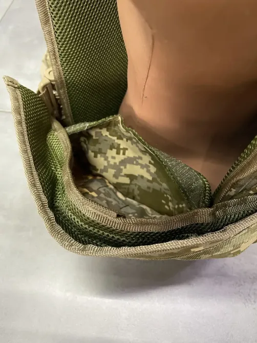 Плитоноска з підсумками та напашником, подвійне швидке скидання, з камербандами Гуляйполе - фото 3