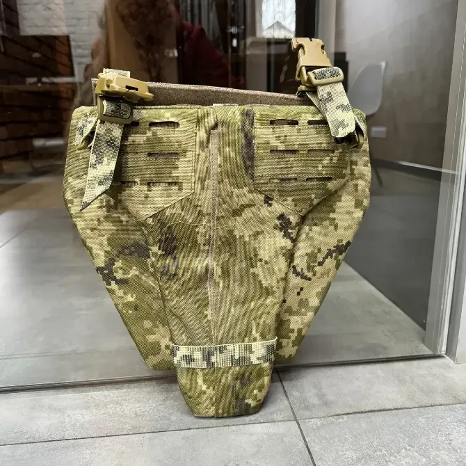 Напашник тризонний 1-го класу захисту (Cordura 1000D) Куп'янськ - фото 1