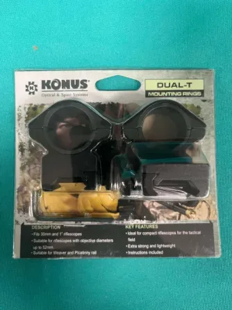 Кільця Konus Dual-T 25.4/30 мм Picatany з виносом Львів
