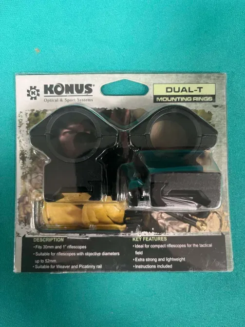 Кільця Konus Dual-T 25.4/30 мм Picatany з виносом Львів - фото 2