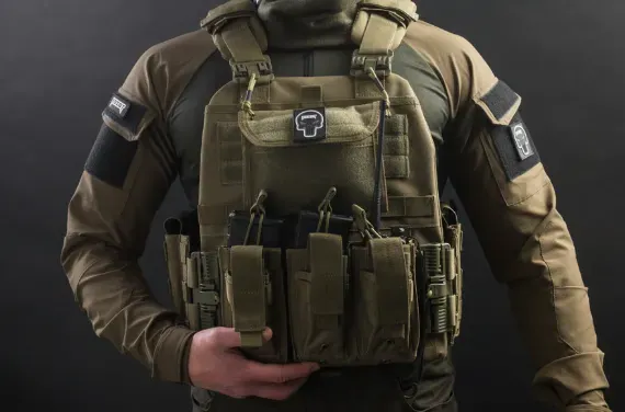 Тактична плитоноска BEZET Himars хакі Кам'янець-Подільський - фото 1
