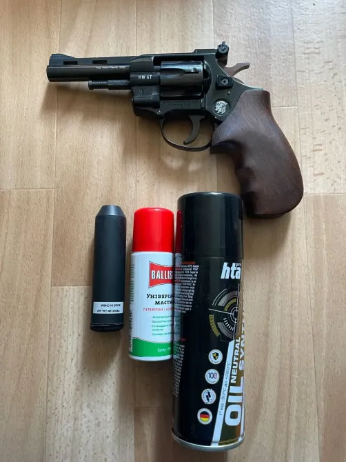Револьвер під патрон флобер Weihrauch HW4 4 (Дерево) Харків - фото 3