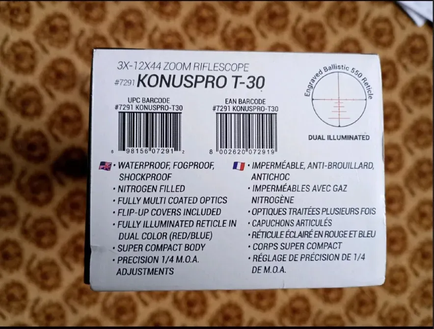 Продам оптичний приціл KonusPro T-30 3-12x44 Диканька - фото 4