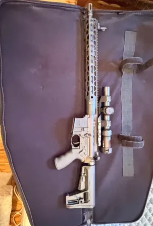 Карабін Adams Arms P2 16".223 Rem з Прицілом оптичним Vortex Strike Eagle 1-8x24 FFP сітка EBR-8 Львів