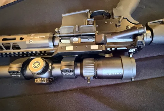 Карабін Adams Arms P2 16".223 Rem з Прицілом оптичним Vortex Strike Eagle 1-8x24 FFP сітка EBR-8 Львів