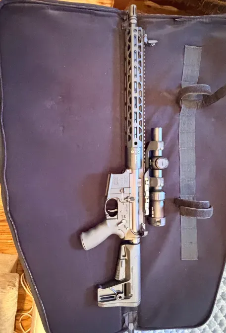 Карабін Adams Arms P2 16".223 Rem з Прицілом оптичним Vortex Strike Eagle 1-8x24 FFP сітка EBR-8 Львів - фото 3