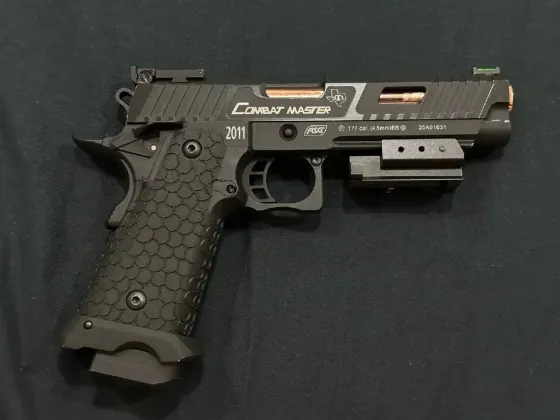 Пневматичний пістолет STI Combat Master 2011 4.5 мм CO₂ Blowback Мала Виска