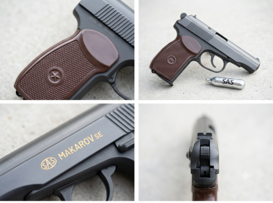 Продам пневматичний пістолет SAS Makarov SE (4.5 мм), новий Ровно