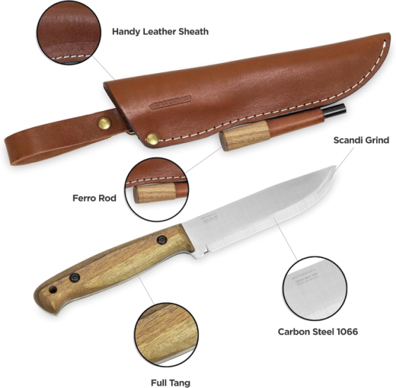 Ніж туристичний BPS Knives ADVENTURER CSHF Київ