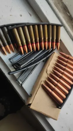 10 обойм на 10 патронів 7.62х39 для СКС (оригінал срср) Харків