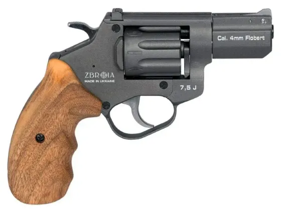 Револьвер Флобера ZBROIA PROFI-2.5" (графіт / дерево) Харків
