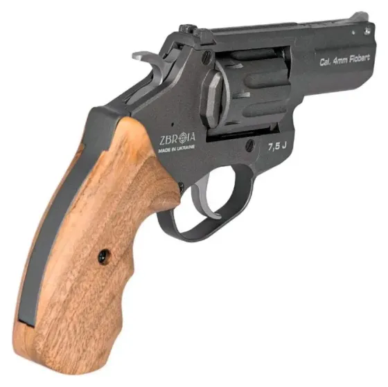 Револьвер Флобера ZBROIA PROFI-2.5" (графіт / дерево) Харків