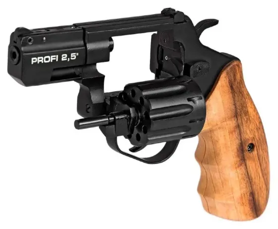 Револьвер Флобера ZBROIA PROFI-2.5" (чорний / дерево) Харків
