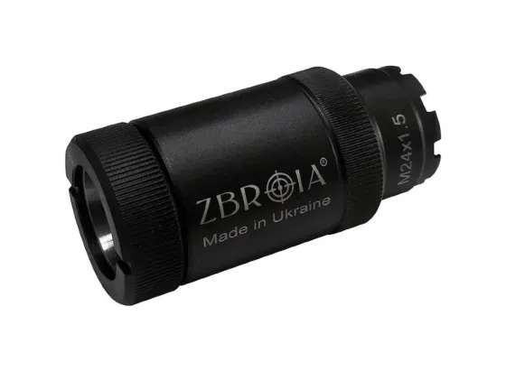 Полумʼягасник ZBROIA для АК кал. 5, 45. Різьба М24x1.5R Харків