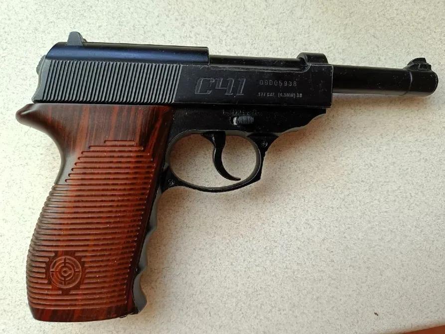 Продам пневматичний пістолет Crosman C41 (калібр 4.5 мм) / Walther P38 Харьков - изображение 1