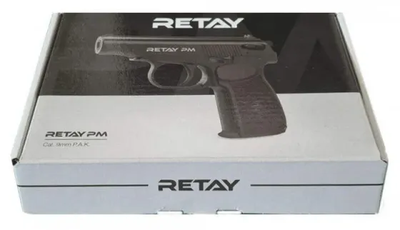 Пістолет стартовий Retay PM Makarov Black 9мм Харків