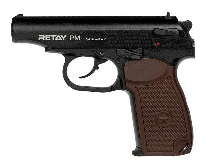 Пістолет стартовий Retay PM Makarov Black 9мм Харьков - изображение 4