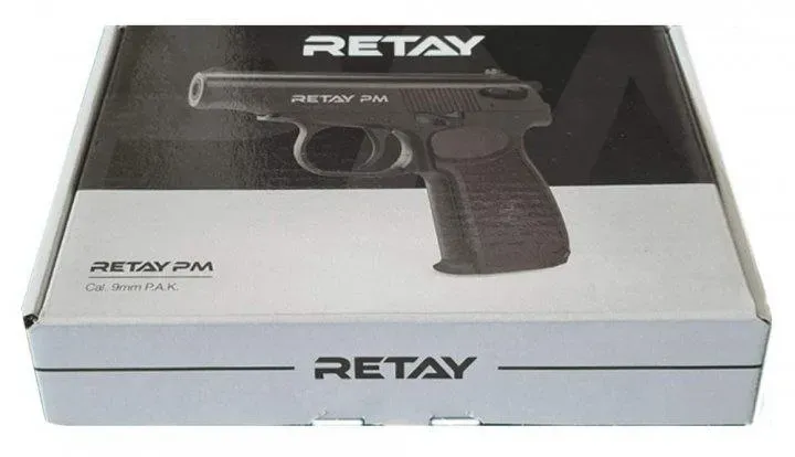 Пістолет стартовий Retay PM Makarov Black 9мм Харьков - изображение 2