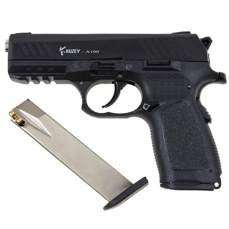 Стартовий пістолет KUZEY A-100#1 Black/Black Grips Харьков - изображение 4