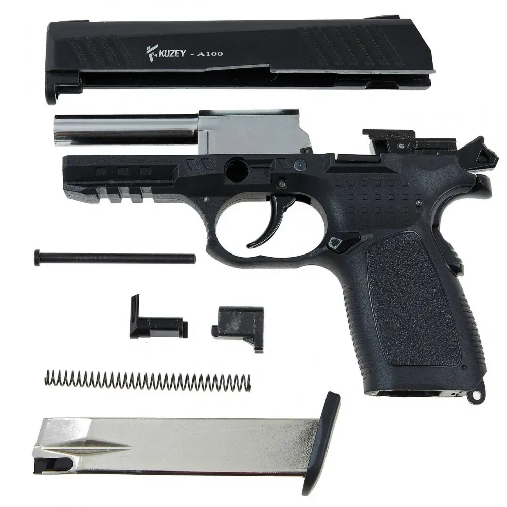 Стартовий пістолет KUZEY A-100#1 Black/Black Grips Харьков - изображение 1
