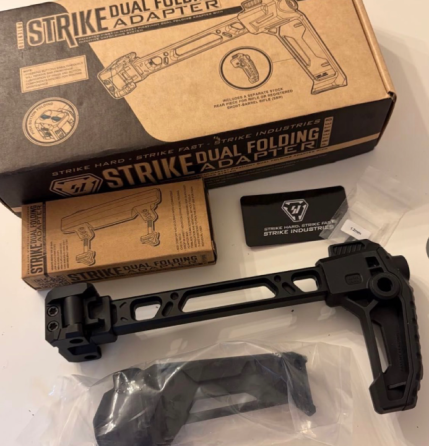 Приклад складний для SIG MPX, Strike Industries Dual Folding Adapter / / Акдаш, Akdas, АК, АР-15/Sig-sa Київ
