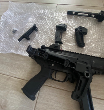 Приклад складний для SIG MPX, Strike Industries Dual Folding Adapter / / Акдаш, Akdas, АК, АР-15/Sig-sa Київ