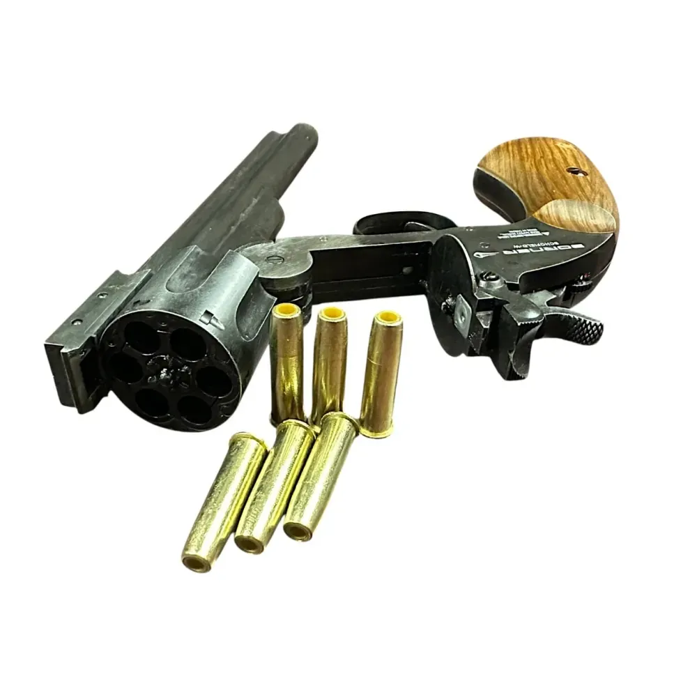 Револьвер пневм. Borner Schofield Worn cal. 4.5 mm/Pellets+BBs Харків - фото 2