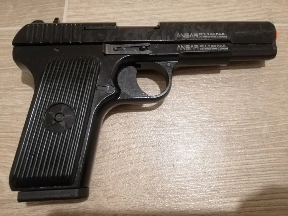 Стартовий пістолет TT SUR 33 black (ANSAR 1071, SUR TT Тульский Токарев) + додатковий магазин Харків - фото 1