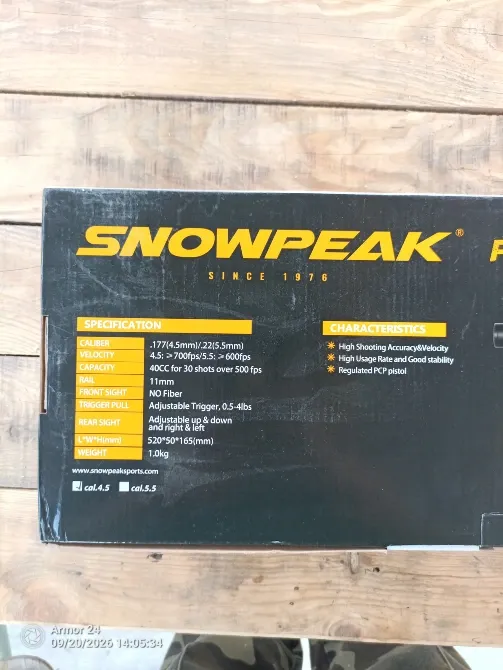 PCP пістолет Snowpeak PP800r Боярка - фото 5
