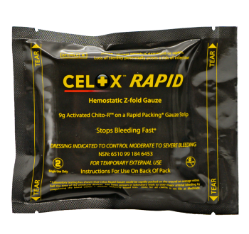 Бинт гемостатичний Celox Rapid Hemostatic Z-Fold Харків - фото 1