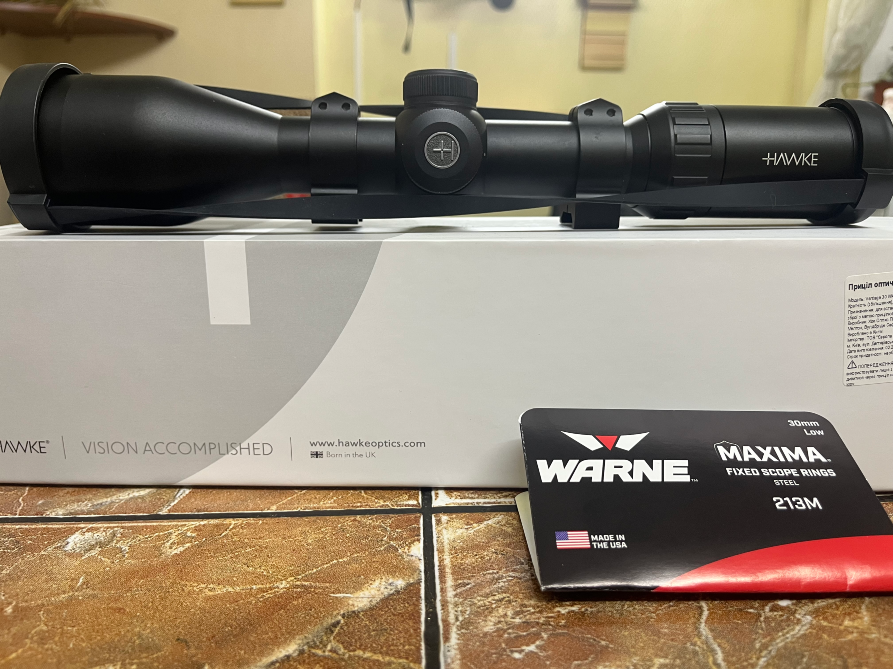 Приціл Hawke Vantage 30 WA 2.5-10x50 IR + низькі сталеві кільця Warne 30мм (На гарантії!) Киев - изображение 3